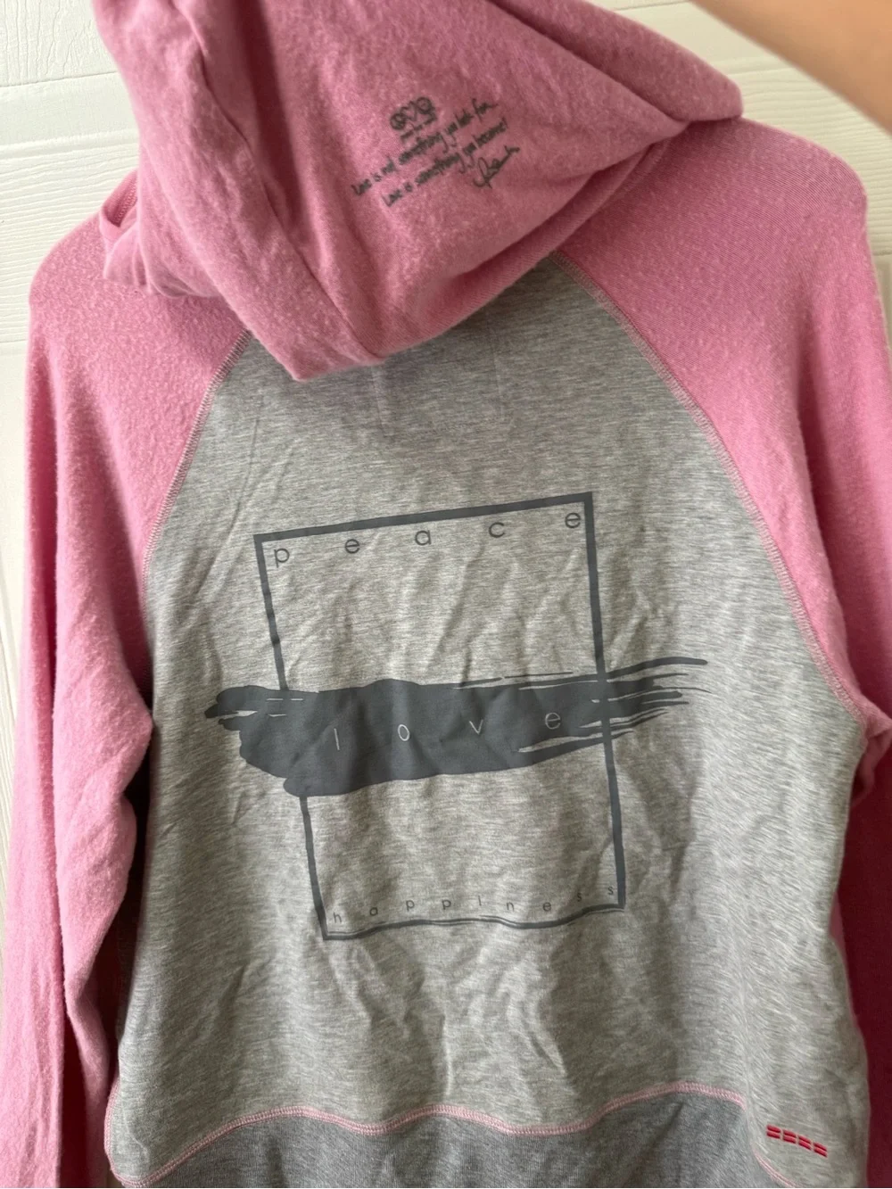 Kids Pink Zip Sweatshirt